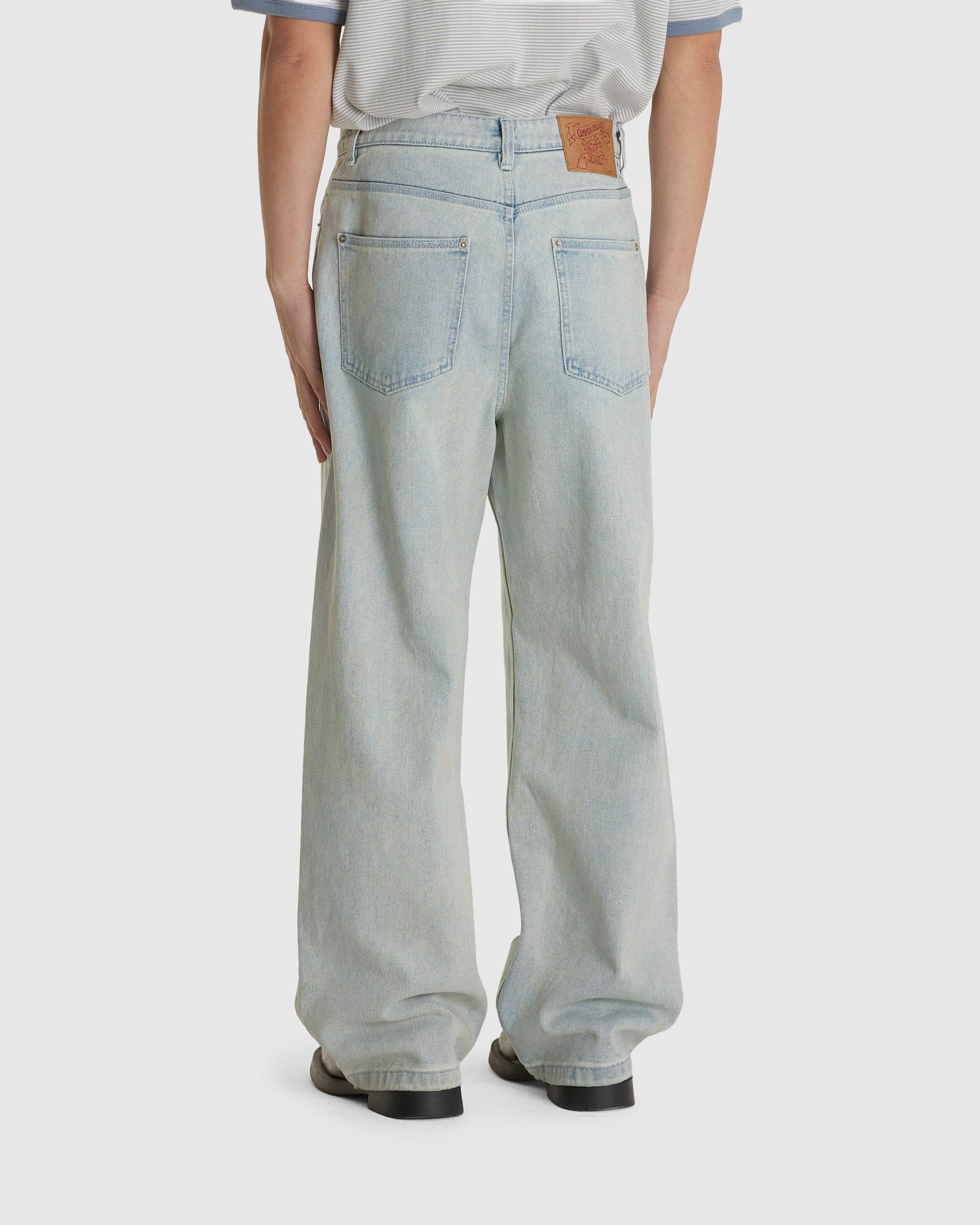 Straight Cut Sand Washed Jeans