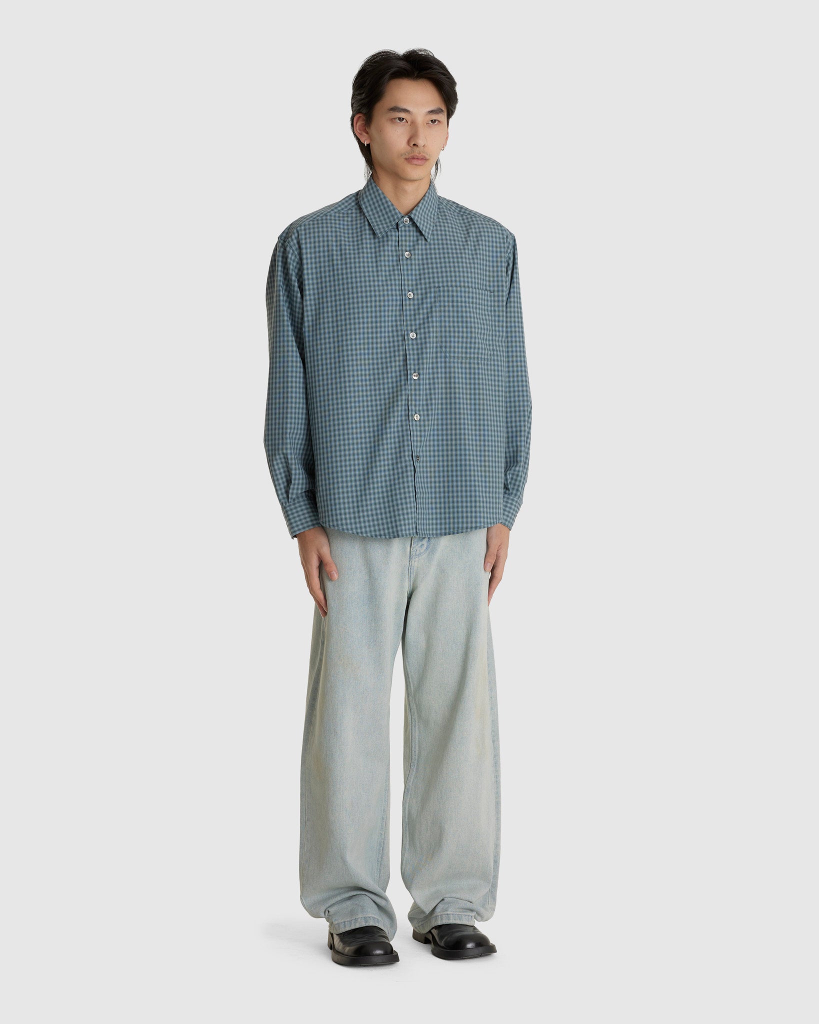 Straight Cut Sand Washed Jeans