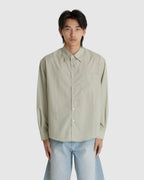 Micro Ombre Check Shirt Pale Green
