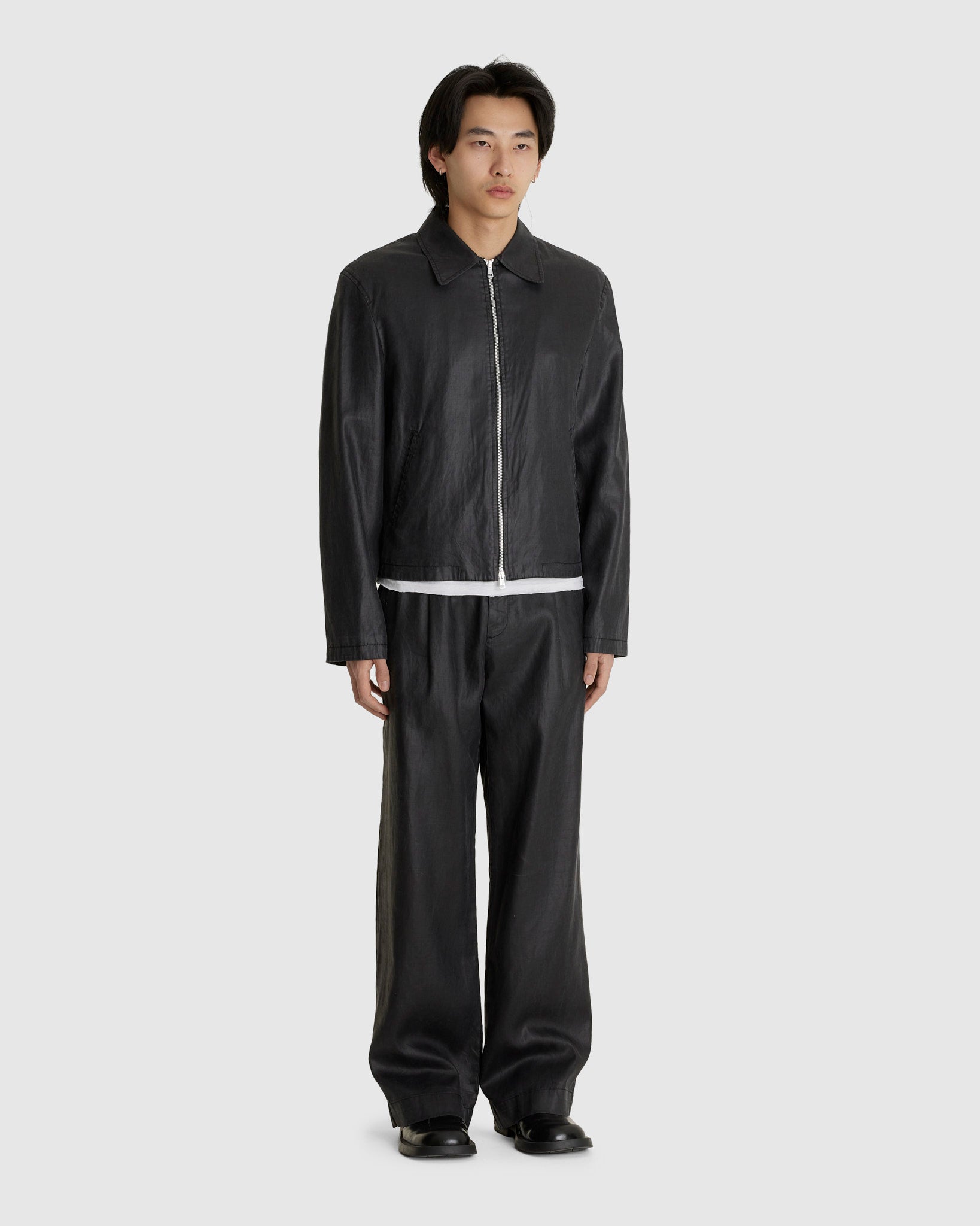 Still Chino Lacquer Black Mirror Tencel