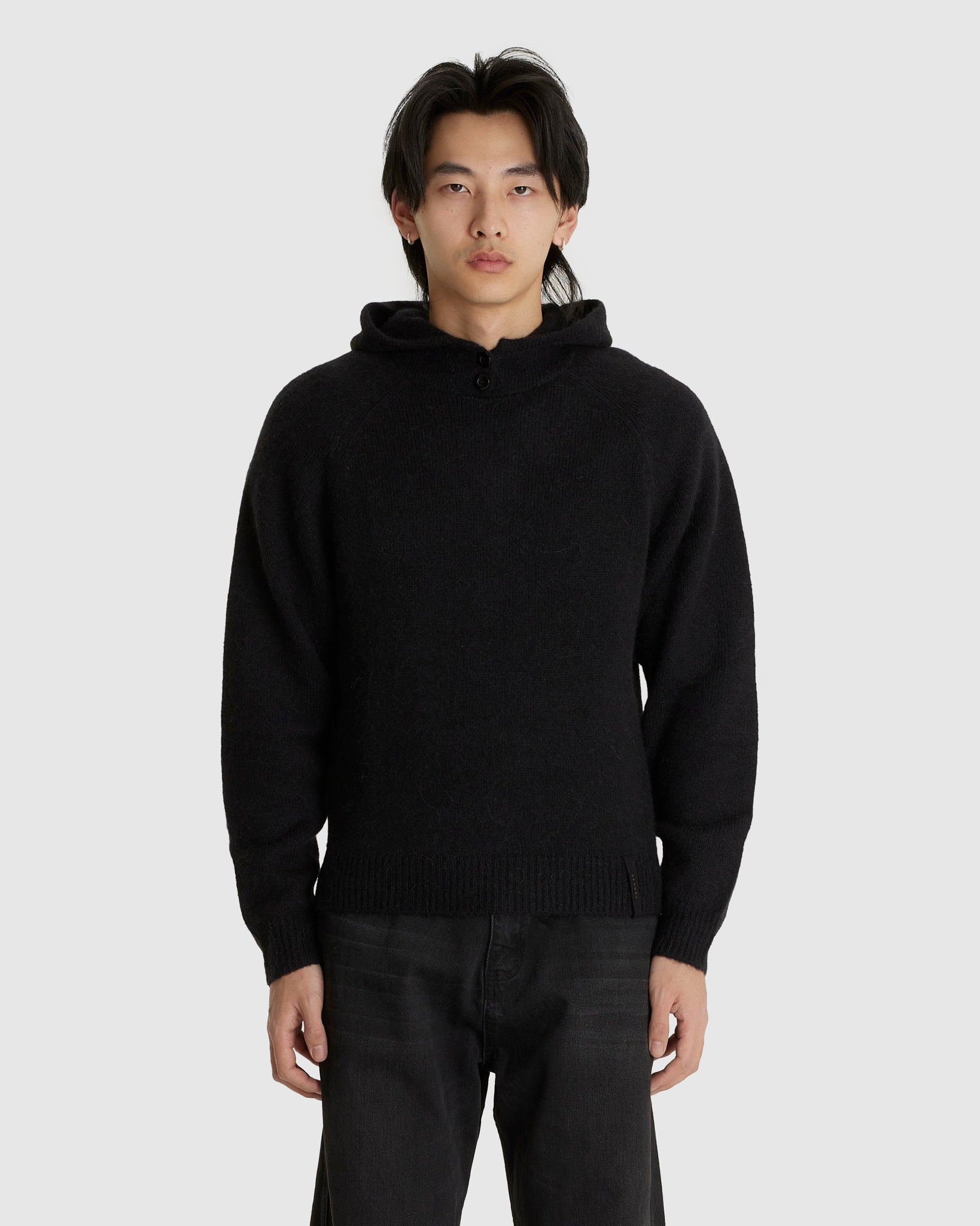 Alpaca Button Hood