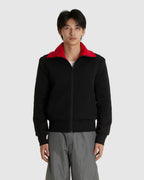 Reversible High-neck Zip Jersey Jacket