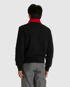 Reversible High-neck Zip Jersey Jacket