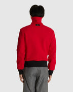 Reversible High-neck Zip Jersey Jacket