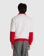 Double-layered Polo White/Red