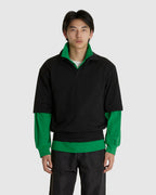 Double-layered Polo Black/Green
