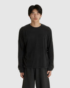 NO.87 ORGANIC COTTON LONGSLEEVE T-SHIRT BLACK (M)