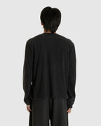 NO.87 ORGANIC COTTON LONGSLEEVE T-SHIRT BLACK (M)