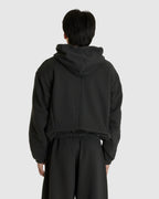 NO.216 FLEECE HOODED ZIPPER JACKET (M)