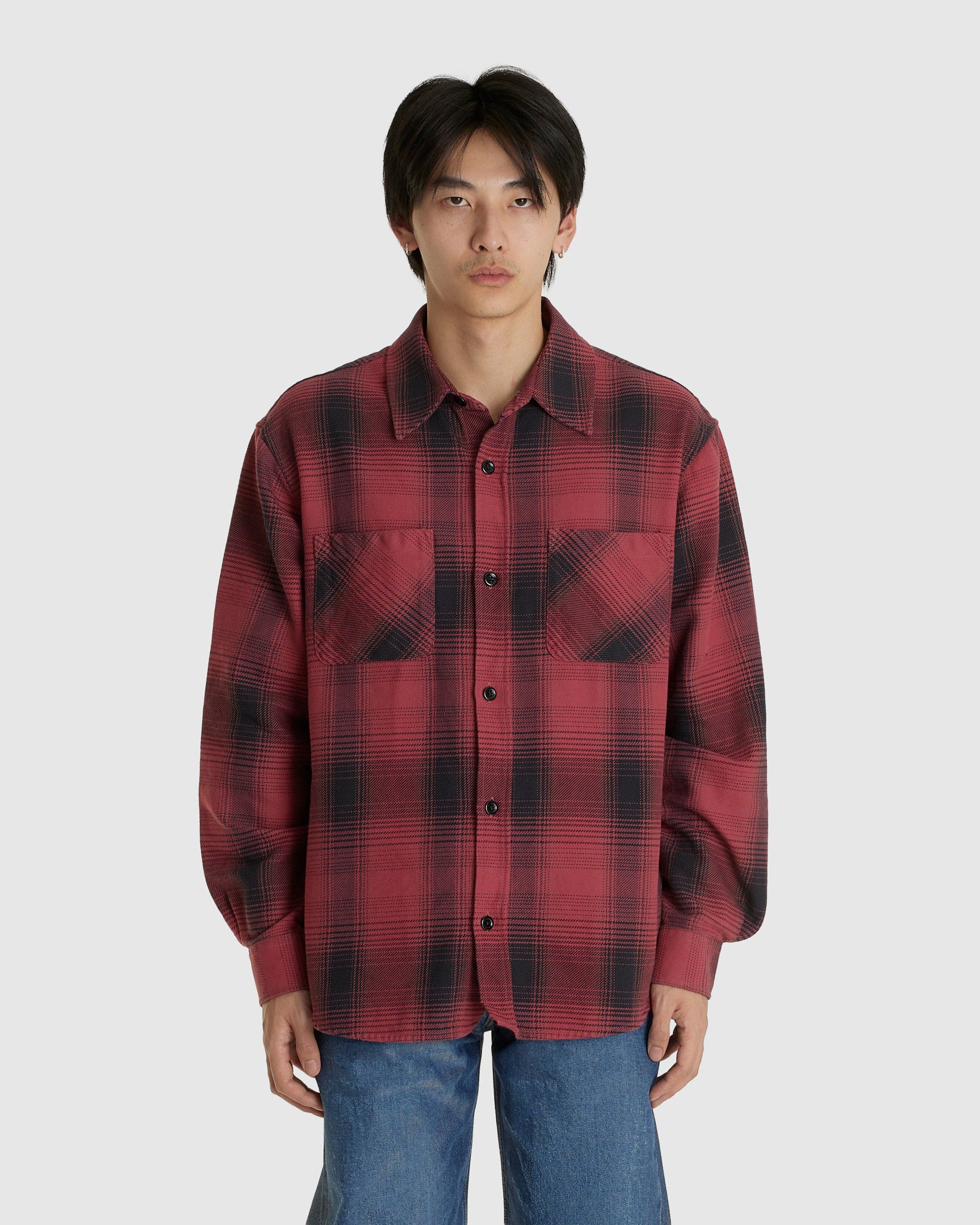 Whoppin Shirt Bison Check Ranch Cotton