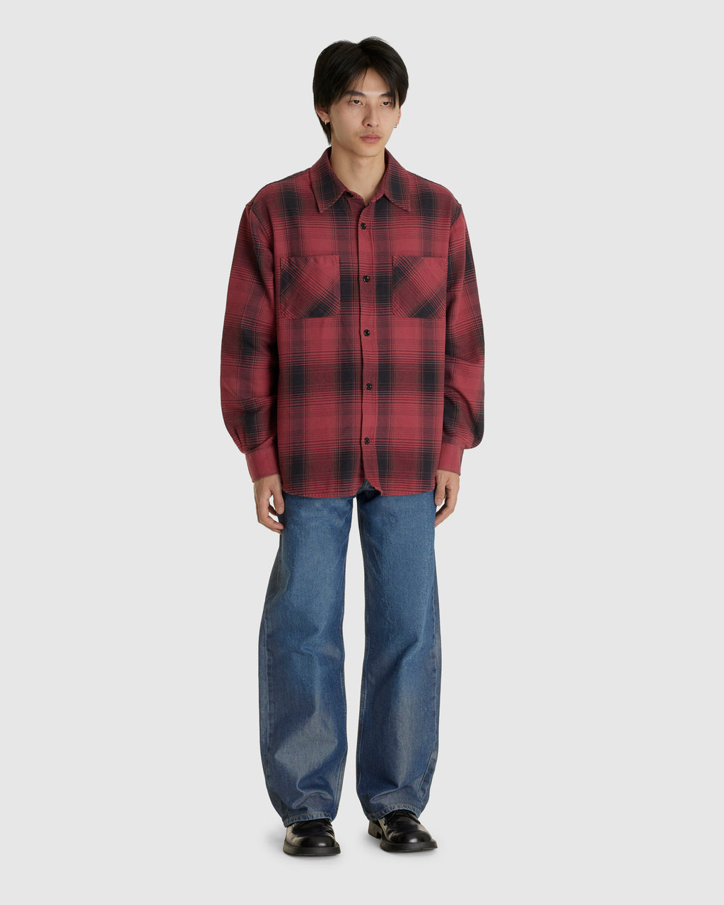 Whoppin Shirt Bison Check Ranch Cotton