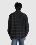 Whoppin Shirt Raven Check Ranch Cotton