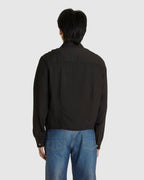 Sift Zip Shirt Ashen Black Warmth Viscose