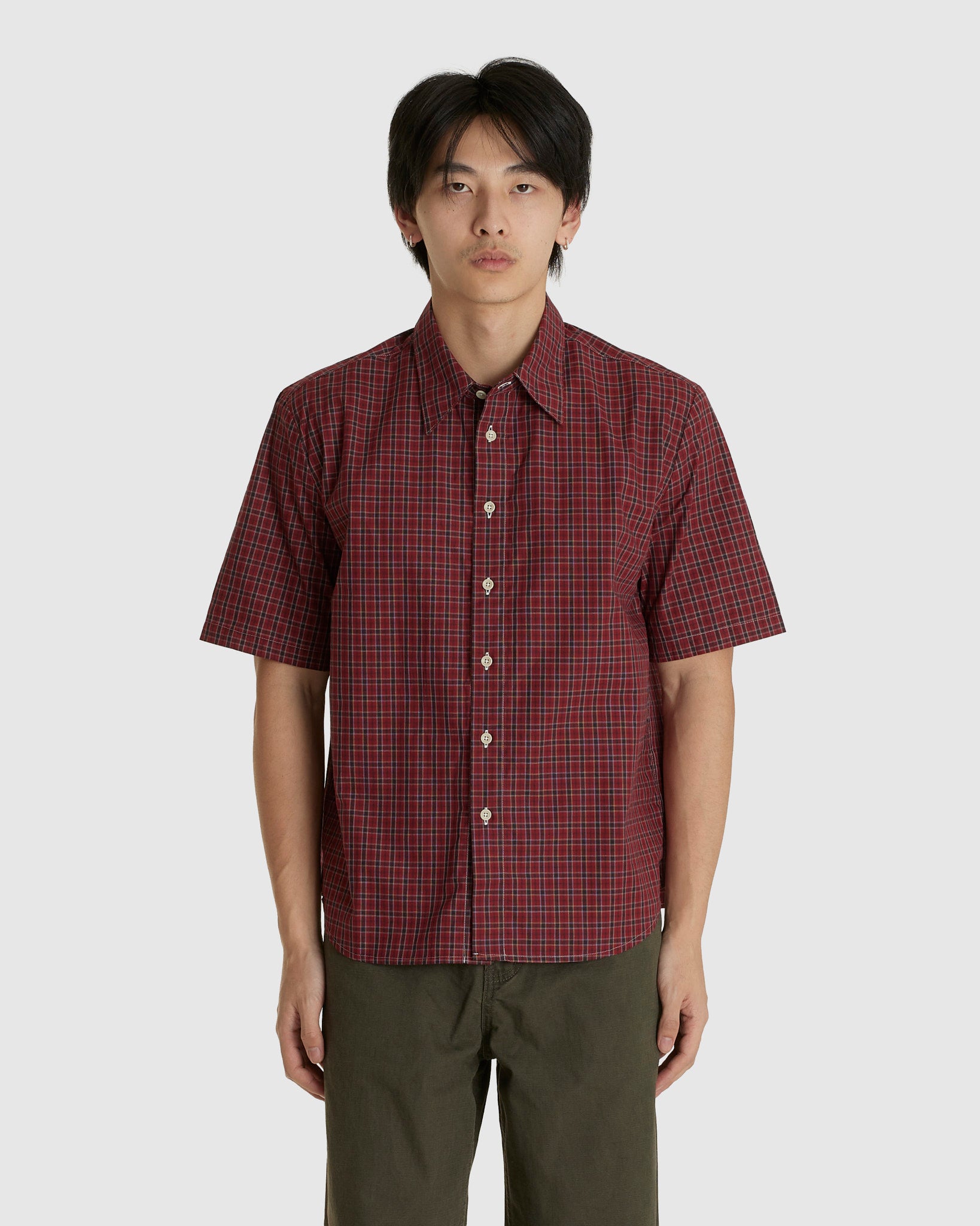 S/S Tartan Typewriter Shirt