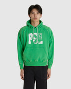 Raglan Drawstring Hoodie Vintage Green