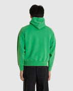 Raglan Drawstring Hoodie Vintage Green