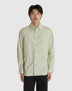 L/S Green Stripe Poplin Shirt