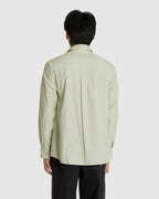 L/S Green Stripe Poplin Shirt