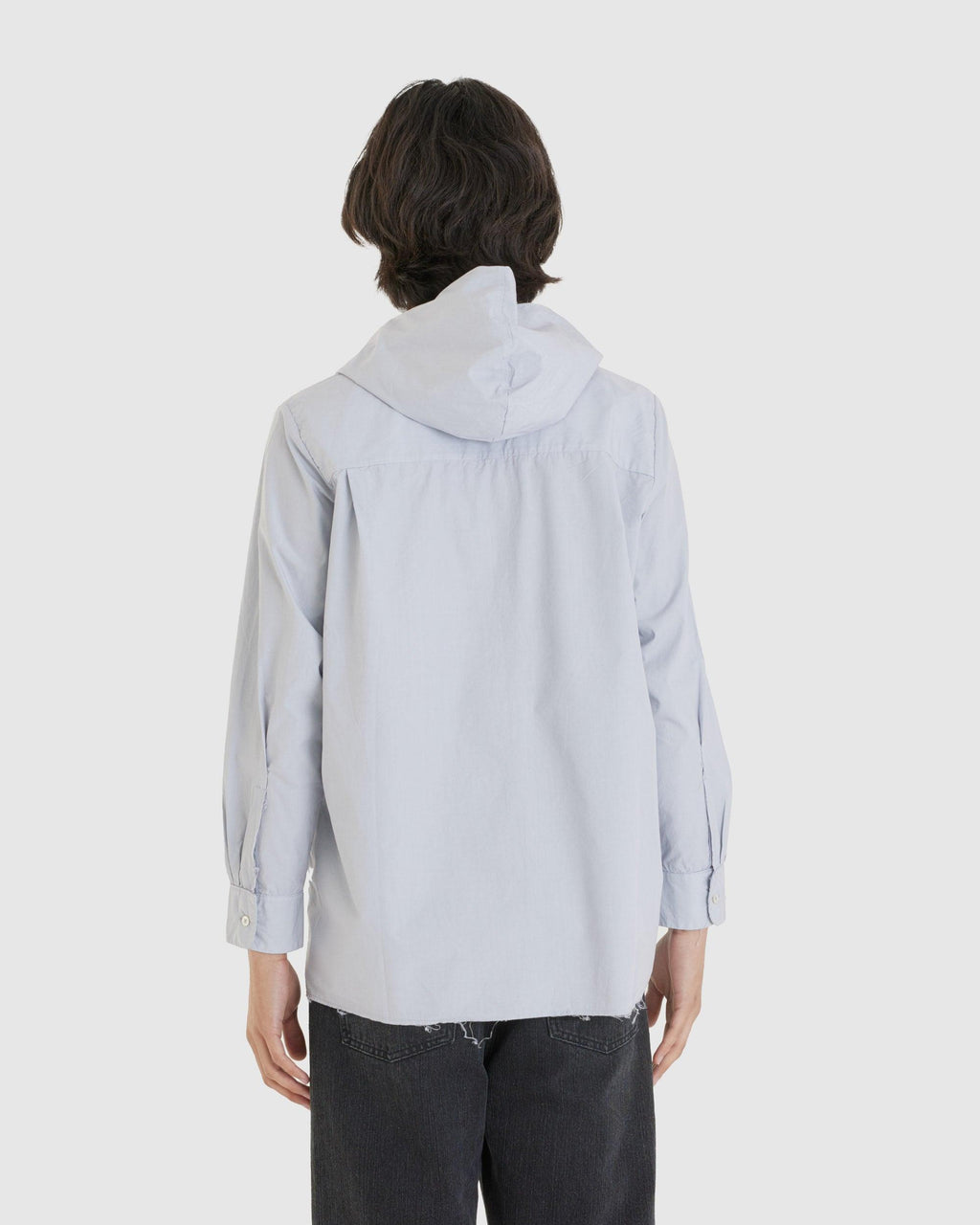 Hooded Scarf Shirt