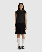 Twisted Mini Dress Black Echo Pristine Voile