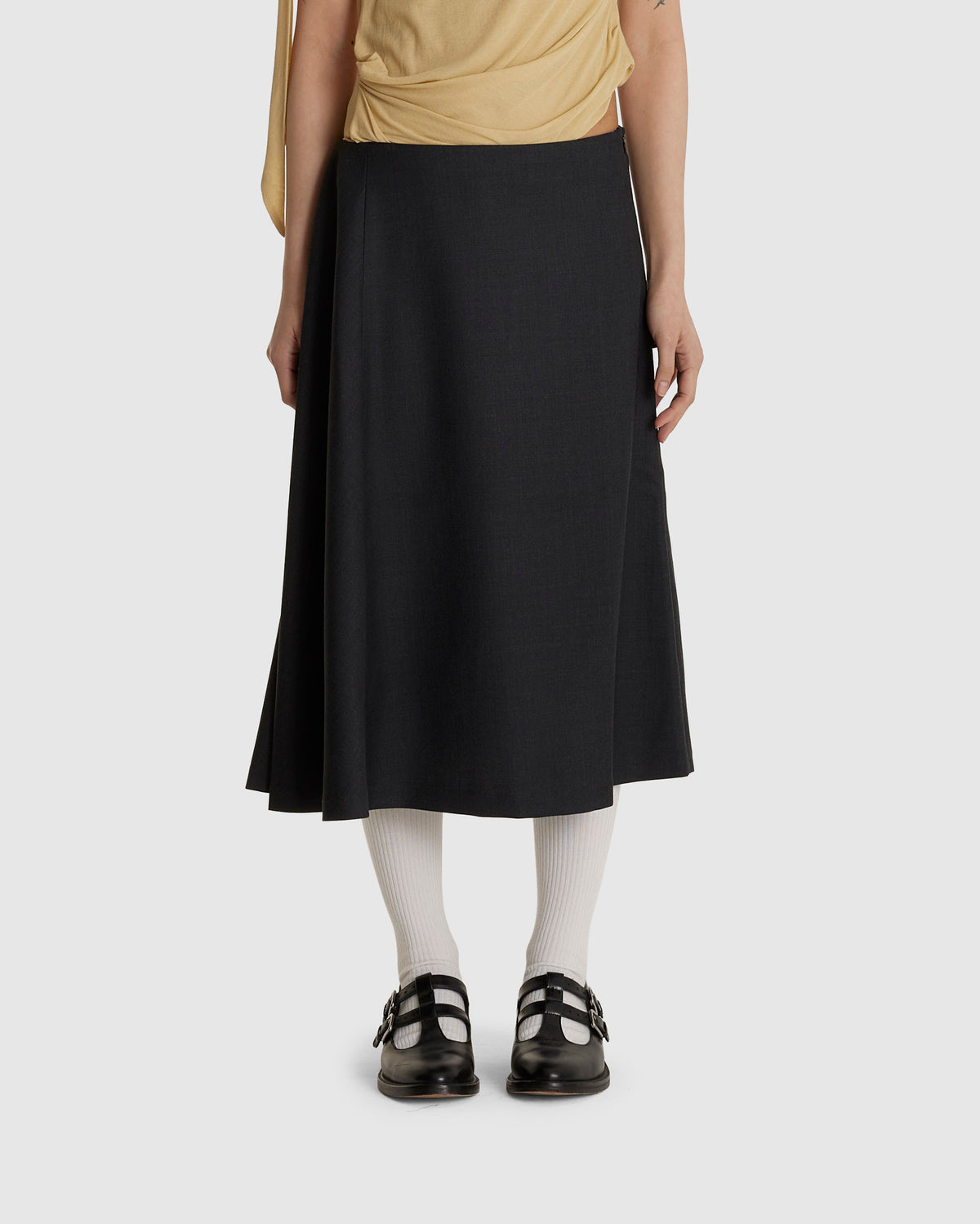 Midi Woven Skirt