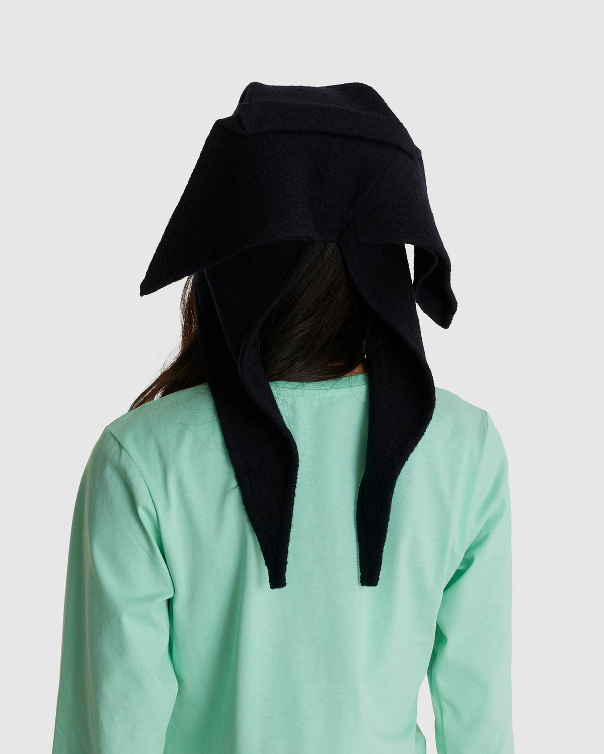 Lyra Felted Bonnet Navy