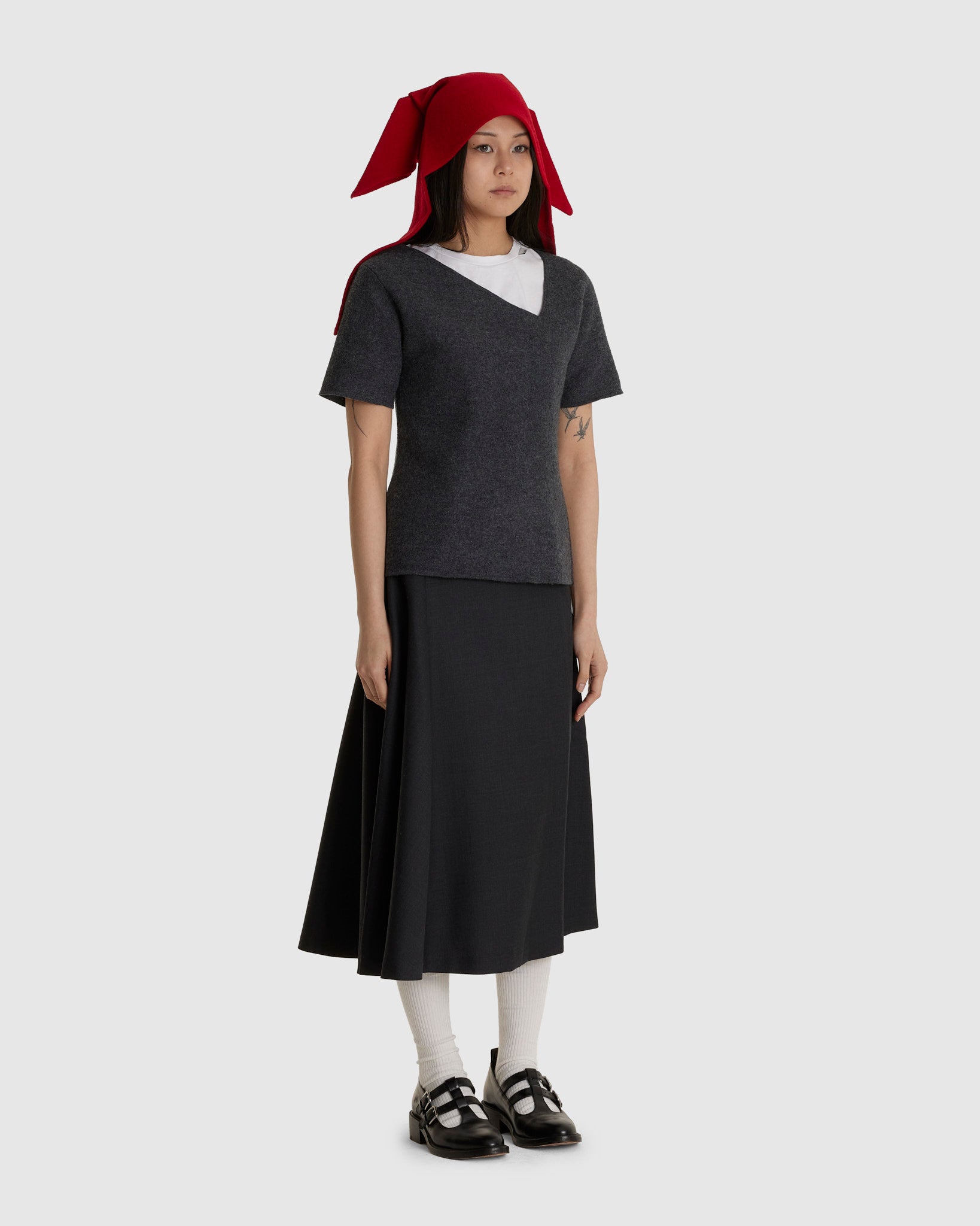 Midi Woven Skirt