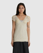 Mohair Puff Sleeve Top