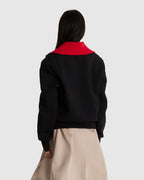 Reversible High-neck Zip Jersey Jacket (W)