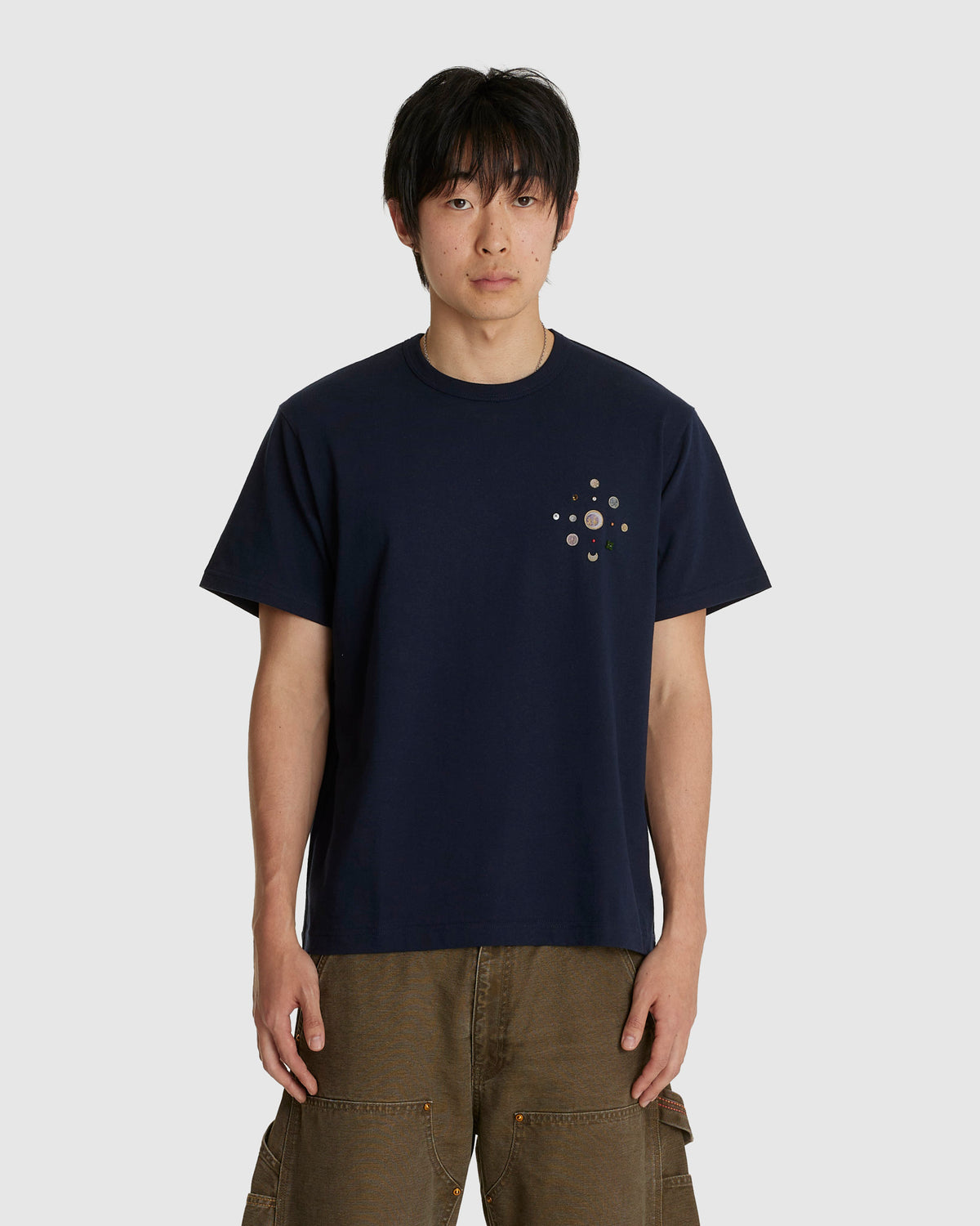 Beaded T-Shirt Black