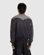 Vintage-finished Sweat Cardigan Black