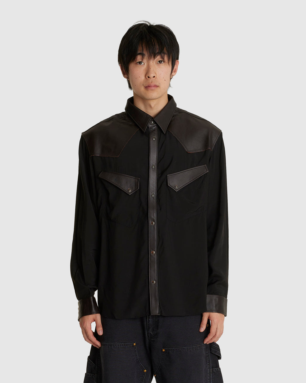 Western Leather Shirt