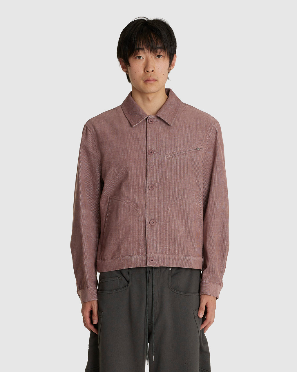Corduroy Multi Pocket Shirt Jacket