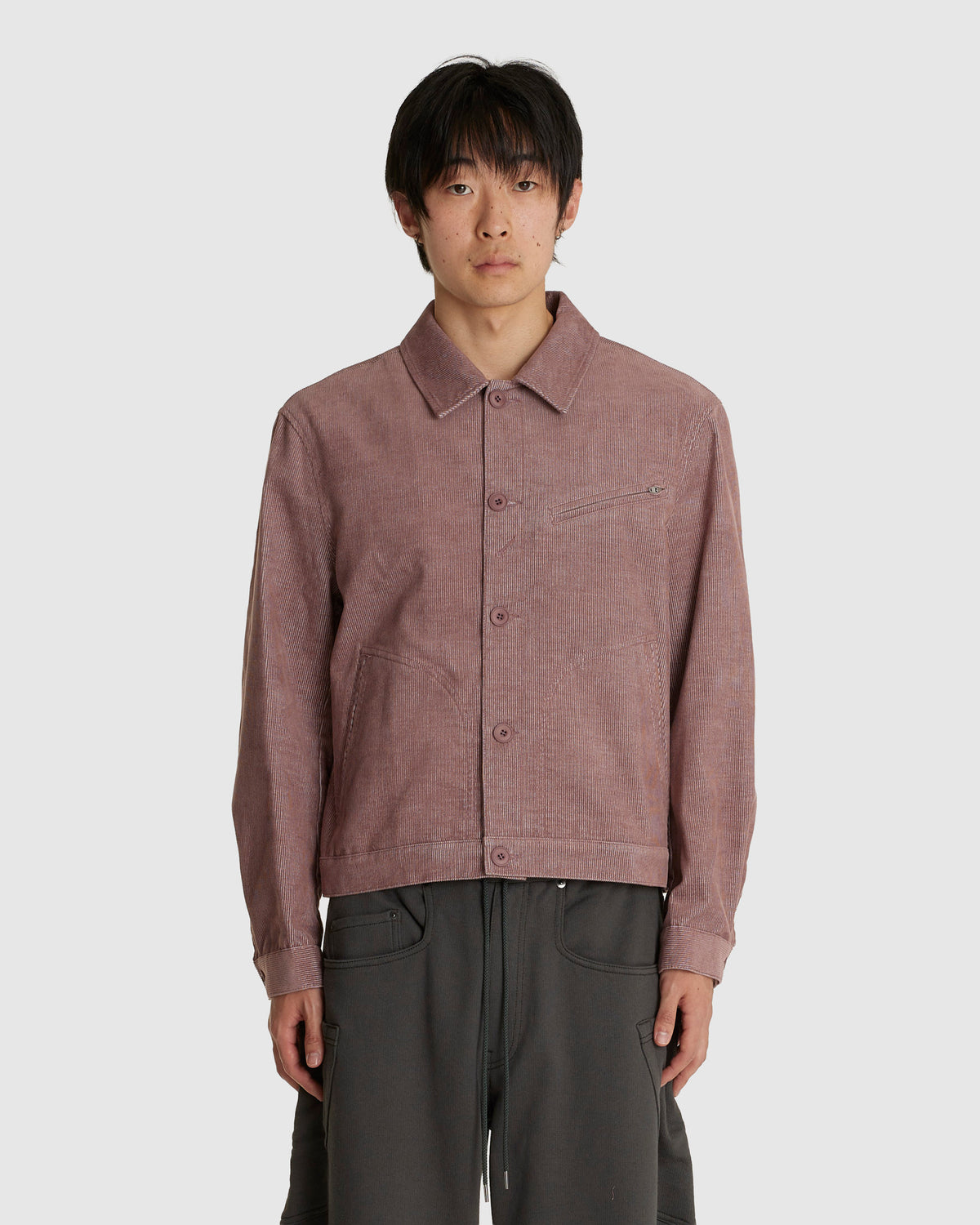 Corduroy Multi Pocket Shirt Jacket