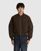 B-15 Leather Tab Sherpa Bomber