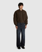 B-15 Leather Tab Sherpa Bomber