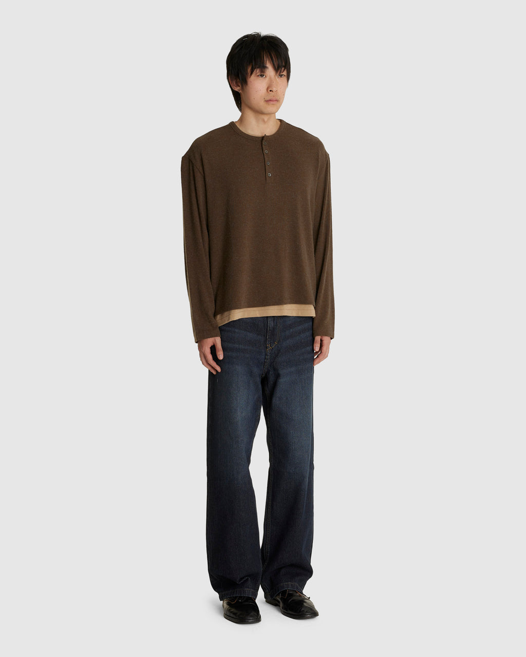 Twill Wash Brushed Jeans