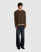 Twill Wash Brushed Jeans