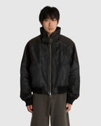 Highneck Shearling Mixed MA-1 Jumper
