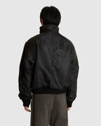 Highneck Shearling Mixed MA-1 Jumper