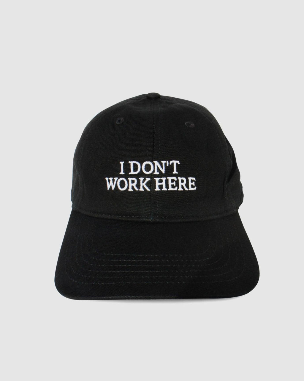 Sorry I Don't Work Here Hat Black
