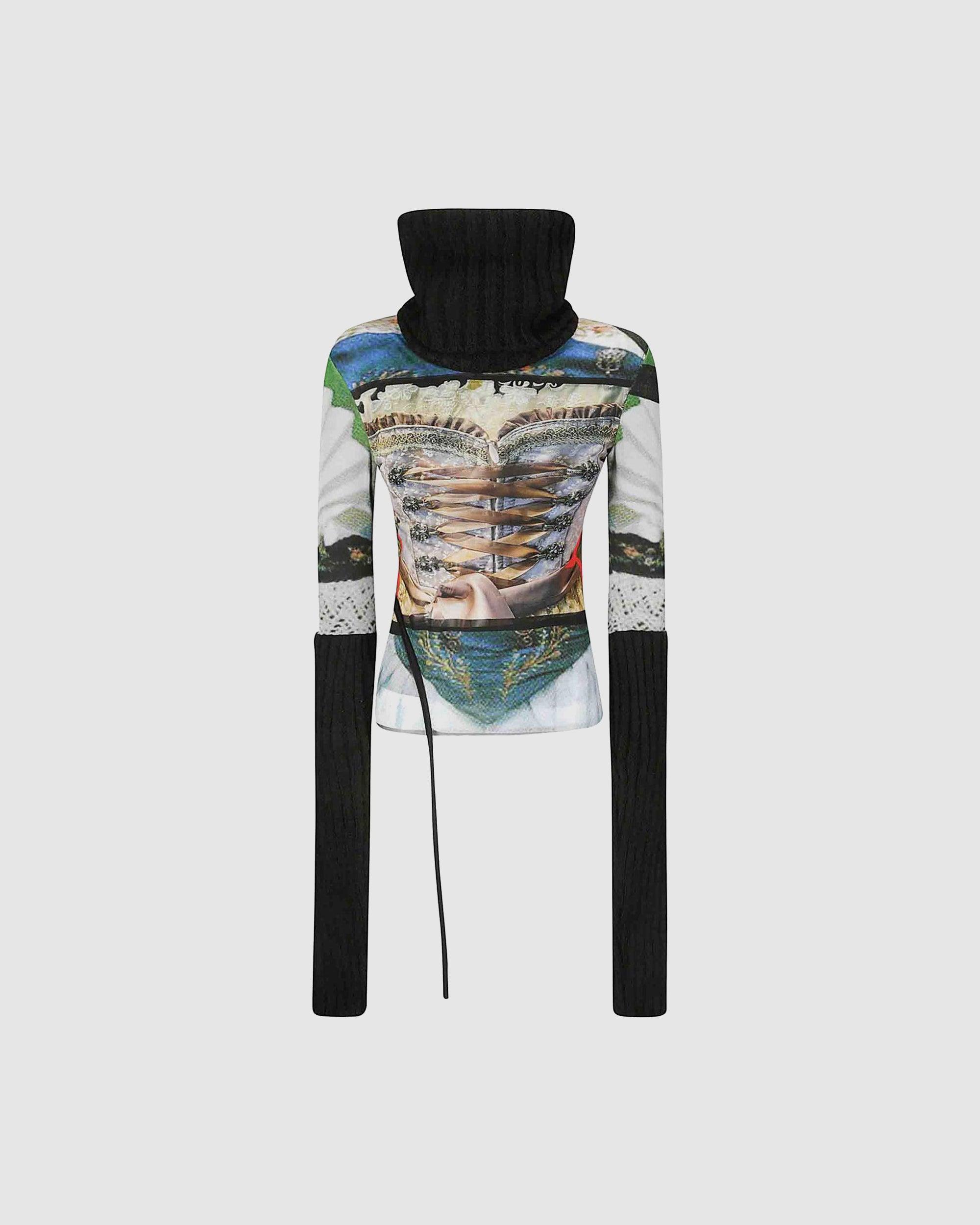 Mesh Longsleeve Turtleneck