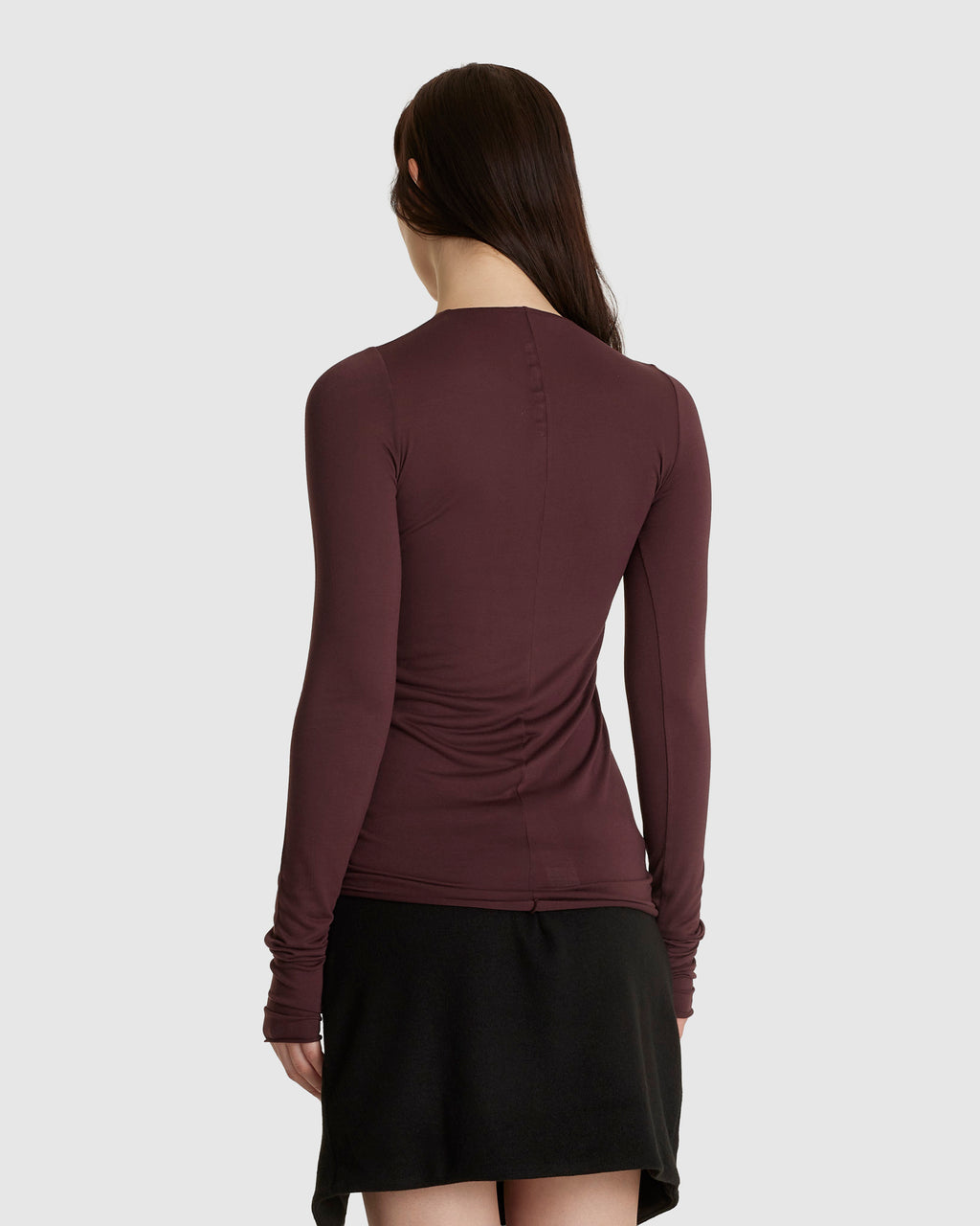 Basic LS Tee Wine