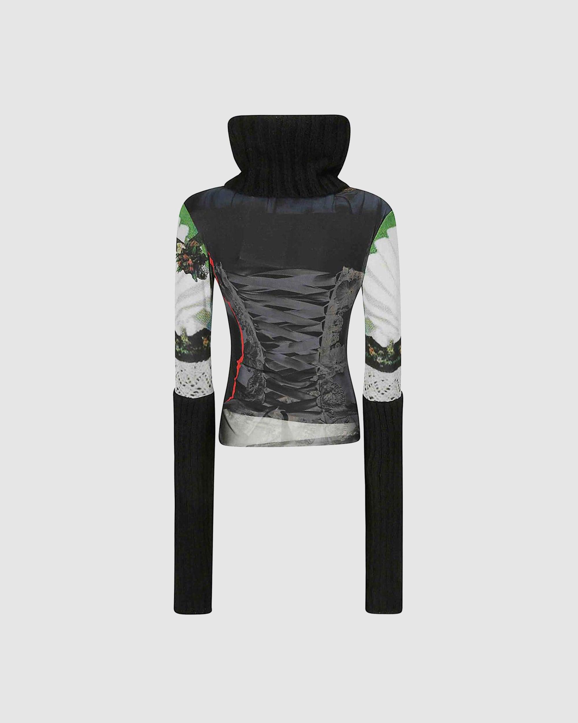 Mesh Longsleeve Turtleneck