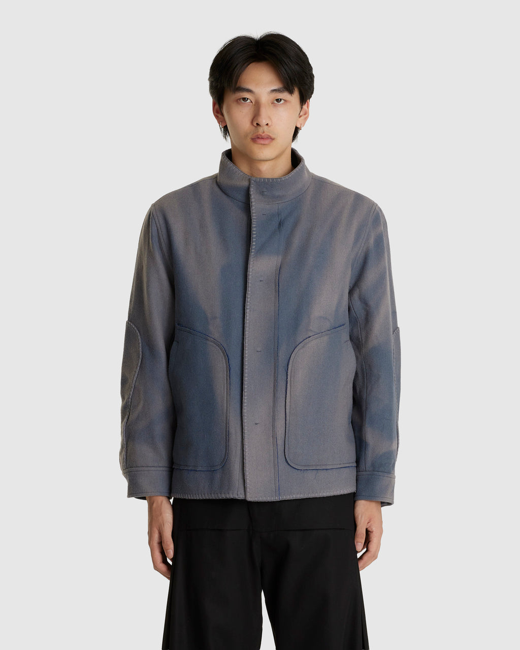 Sun-Bleached Blanket Jacket Blue