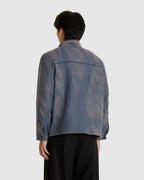 Sun-Bleached Blanket Jacket Blue