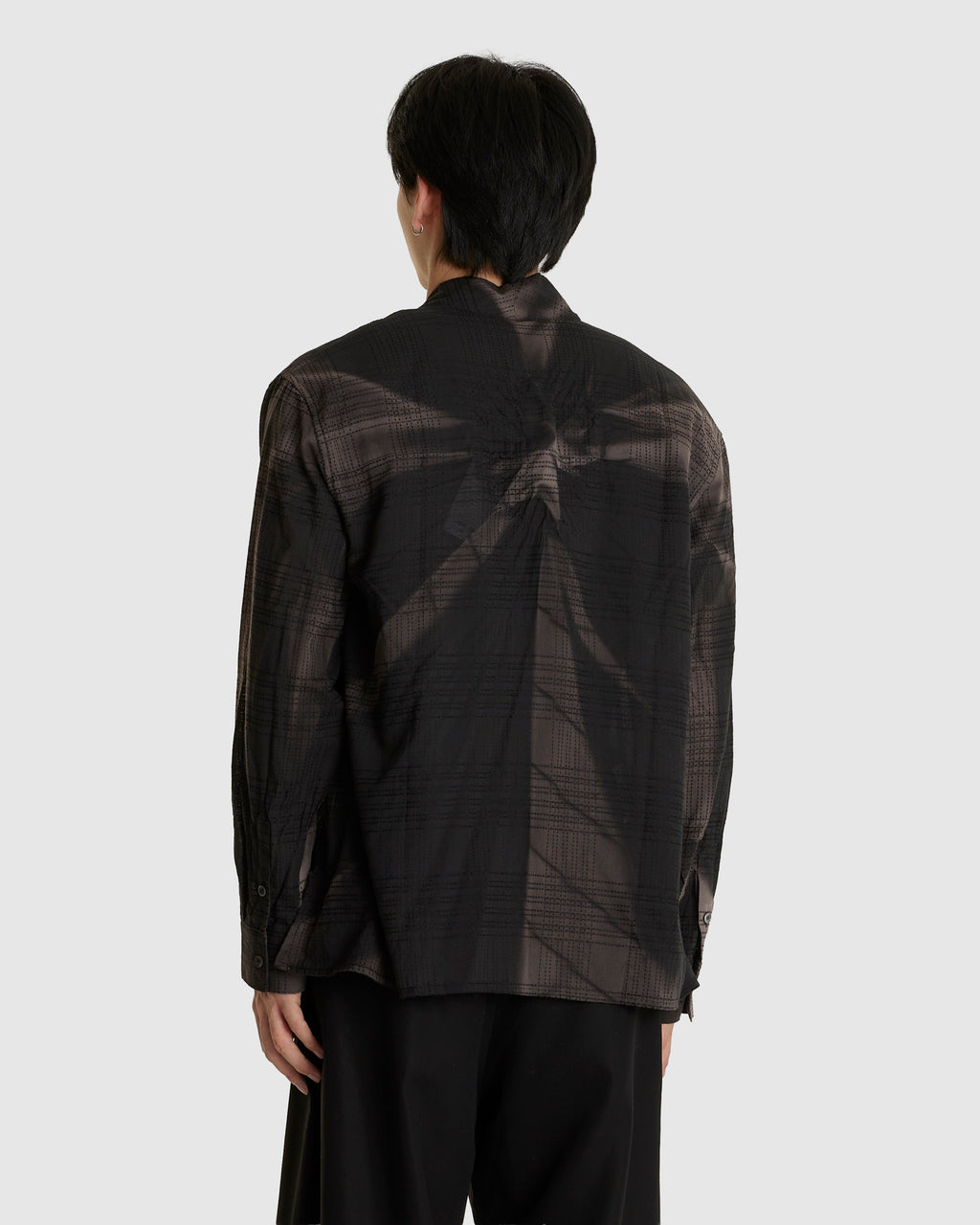 Sun-Bleached Drape Shirt Black