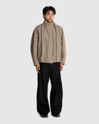 Shawl Collar Jacket Beige