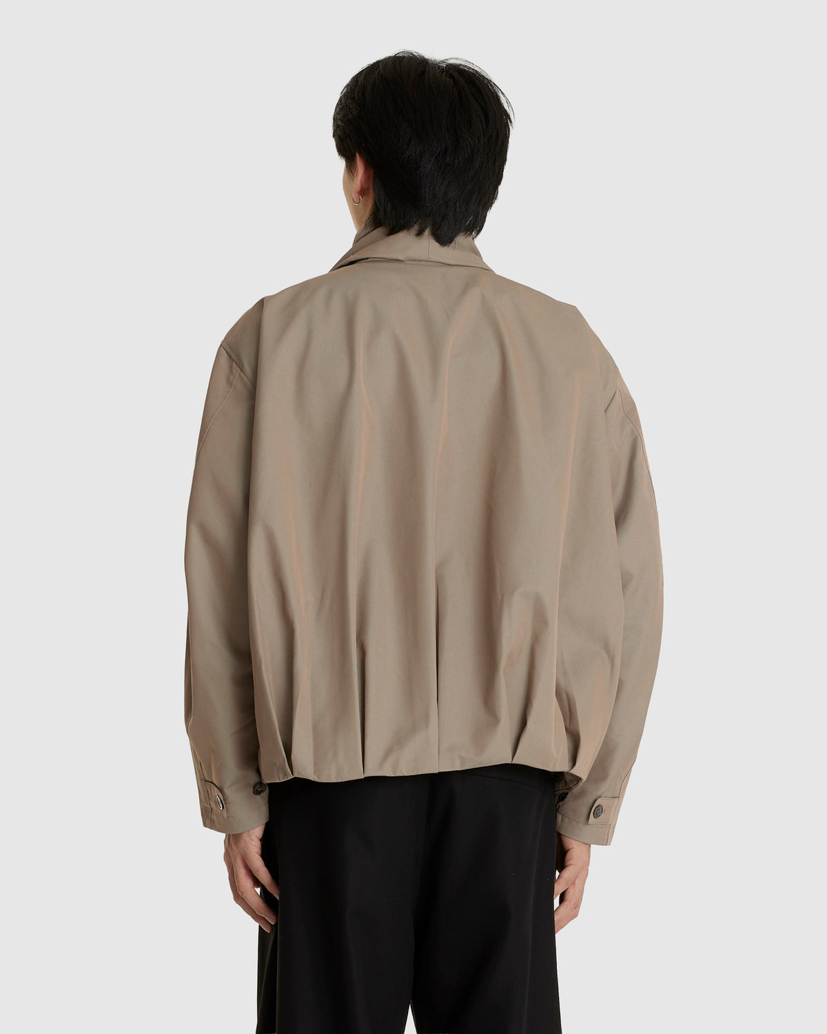 Shawl Collar Jacket Beige