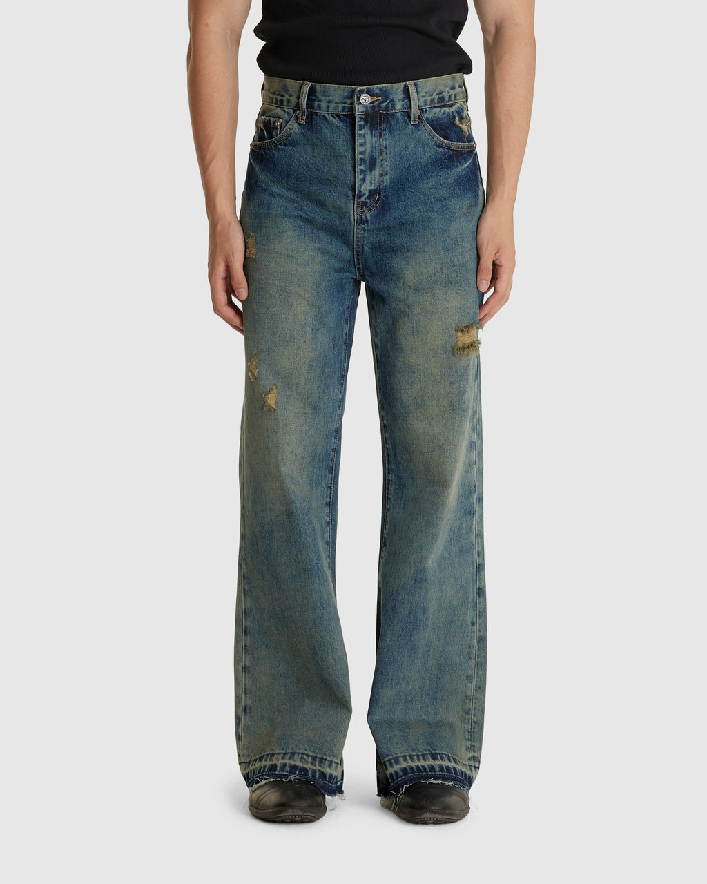Boot Cut Lagoon Wash Jeans